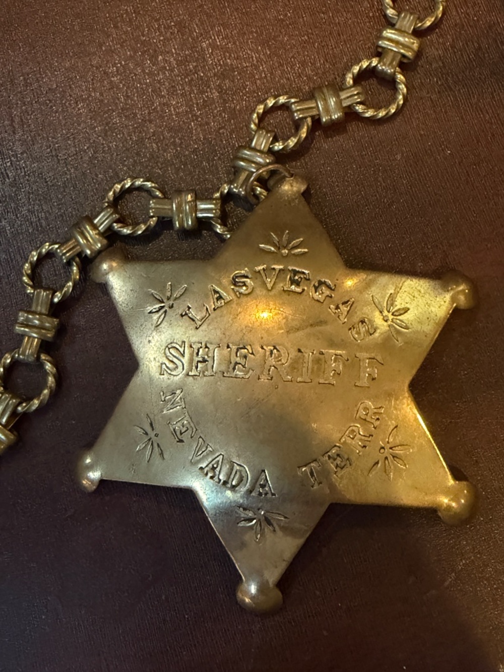 Made in the Deep South Sheriff’s Badge Necklace - Picture 2 of 4